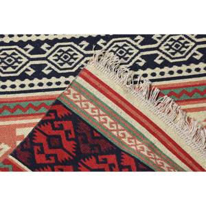 2.5x8.1 ft Turkish Rug, Vintage <b>Runner</b> Rug, <b>Red</b> Beige Ombr Wool Rug - Product Image 4