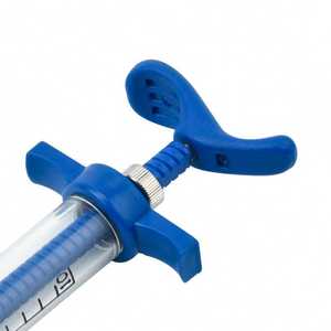 Seringue d'alimentation pour oiseaux Instruments vétérinaires Seringue en plastique vétérinaire pour oiseaux Seringue en métal ordinaire en acier inoxydable - Product Image 1