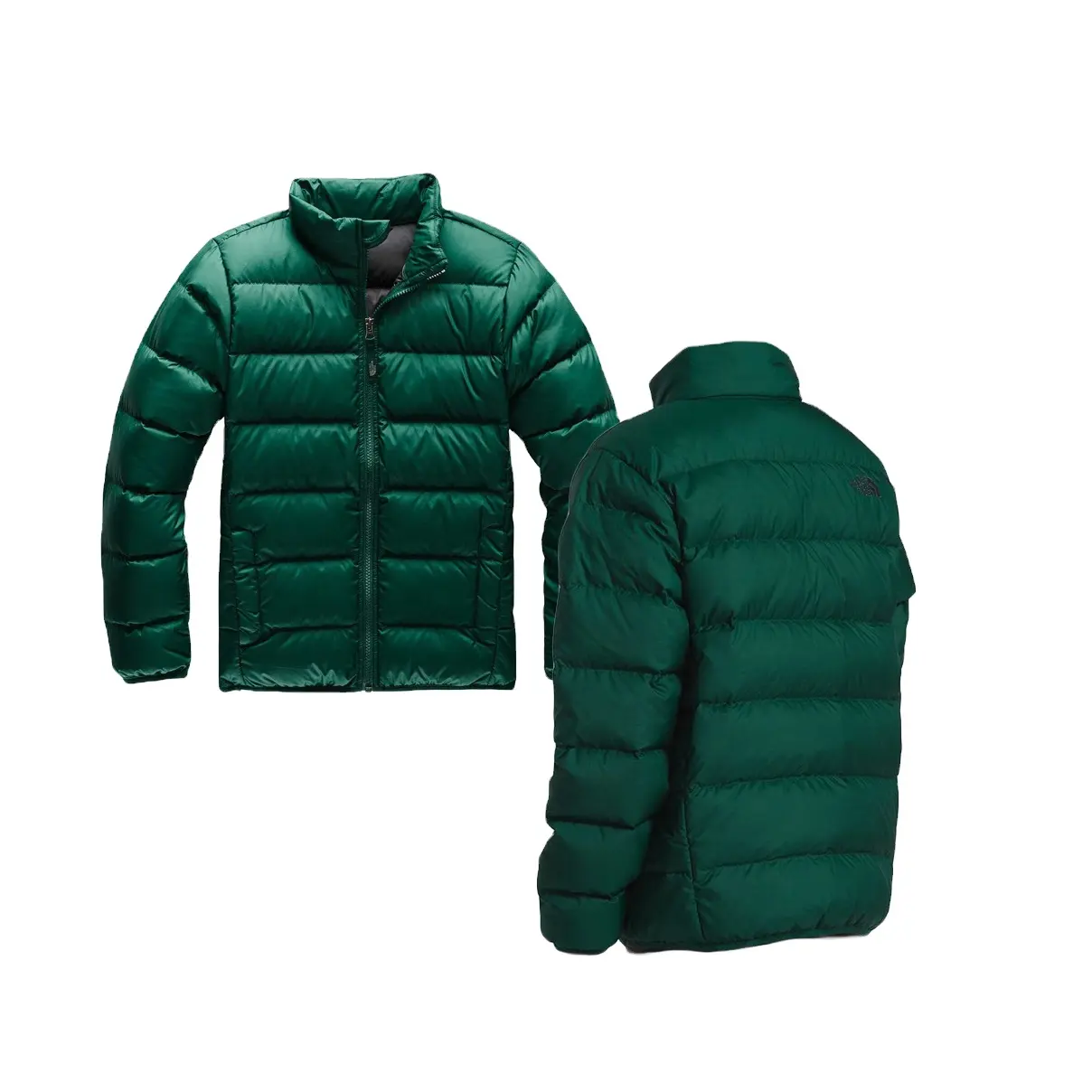 Solid color plus size plain men quilted light weight winter padded jacket Men's Fancy Padded Water-Resistant Hooded Quilted