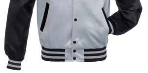 Veste bomber vintage en toile brodée personnalisée 2026, style varsity, baseball, col montant, hiver, respirante pour hommes - Product Image 3