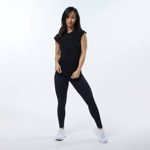 2024 nuevo diseño personalizado cuello en V manga corta elegante algodón en blanco básico Mujer Tops y camiseta - Product Image 4