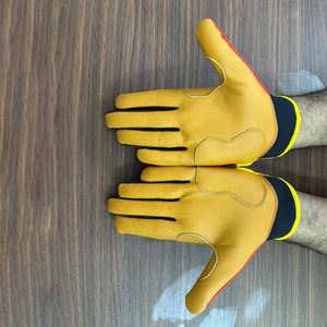 Top qualité en cuir véritable vente chaude gants de frappeur de Baseball antidérapant jeunesse adulte unisexe léger gants de frappeur de Baseball - Product Image 3