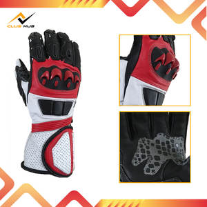 ถุงมือแข่งรถมอเตอร์ไซด์สำหรับฤดูหนาวแบบมืออาชีพสีดำไนลอนครึ่งนิ้วหน้าจอสัมผัสใช้ได้กับกันน้ำให้ความร้อนด้วยตนเองใช้ได้ทั้งชายและหญิง - Product Image 4