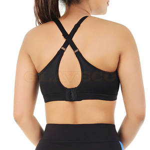 Sujetador Deportivo Transpirable de Talla Grande para Mujer con Logotipo Frontal, Alta Sujeción, Spandex/Nailon, Ropa Deportiva, Hecho en Pakistán - Product Image 2
