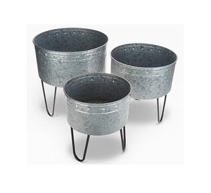 Nouveau Style jardinières Pot Top vente jardinière en métal Design Unique jardinière en métal forme et taille personnalisées à la main - Product Image 5