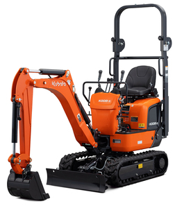 รถขุดขนาดเล็ก Kubota แบบตีนตะขาบ สำหรับงานก่อสร้างในฟาร์มและจัดสวน - Product Image 6