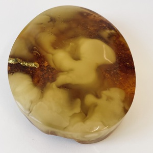 Piedra de Ámbar Báltico Natural, Ámbar Pulido para Joyería con Efecto Niebla - Product Image 4