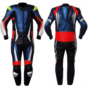 Traje de moto de cuero genuino de suministro directo de fábrica transpirable y a prueba de viento para invierno para traje de moto - Product Image 4