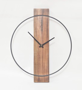 Horloge murale en métal en bois personnalisée Unique pour la décoration murale de la maison au prix de gros - Product Image 3