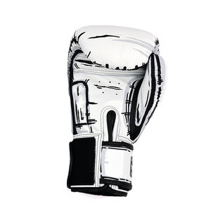 Gants MMA en cuir confortables Pro pour l'entraînement de boxe Nouveau support de poignet à crochet et boucle avec gants de sac de boxe - Product Image 3