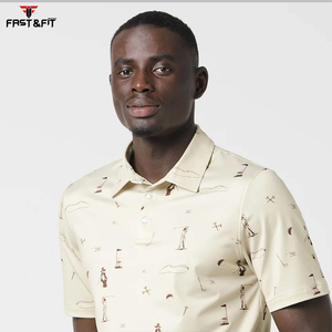 Nouveau design personnalisé 100% coton pour Polo T-Shirt motif solide à manches courtes Crew Fitness Light pour Polo Shirt - Product Image 5