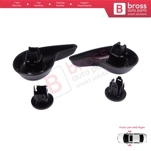 Juego de manijas ajustables delanteras para reclinación BDP1421, color negro, para Megane MK4 B9A K9A Talis LP KP 2015 en adelante, 874519982R 874016692R - Product Image 4