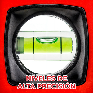 Livella Tubolare in Alluminio di Grado Industriale con 3 Livelli per Misurazioni - Product Image 2