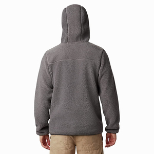 Vente en gros de sweats à capuche personnalisés Sherpa bicolore pour hommes et femmes, Design unisexe, poches kangourou - Product Image 3