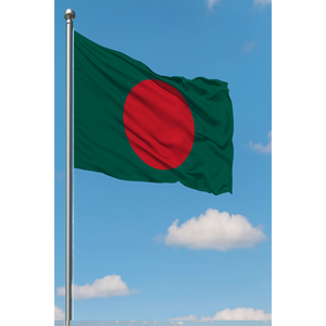 Digital Printing Bangladesh Outdoor <b>Flag</b> with Aluminum <b>Pole</b> & Plastic or Silk Materials - Product Image 3
