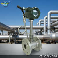 Medidor de Flujo de Vórtice Digital KY de Alta Precisión ±1.0%, Medidor de Flujo de Gas 4-20mA RS485 Modbus para Medición de Flujo de Vapor, Gas y Líquido, ODM