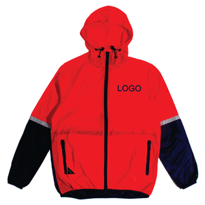 Veste coupe-vent à coque souple avec logo personnalisé, imperméable, légère, à capuche, respirante, en polyester, pour la randonnée - Product Image 1