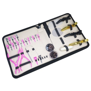 Advanced Hair Extension Plier Kit for Micro Link <b>Beads</b> Installation Loop <b>Needle</b> and Hair Styling Tool Set - Product Image 4