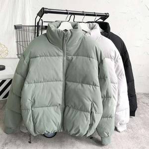 2025 Venta caliente suave Casual Color sólido ropa al aire libre chaqueta acolchada a prueba de viento para hombres ropa de hombre con cuello levantado - Product Image 2