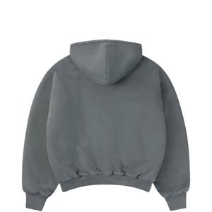Sweat-shirt à capuche surdimensionné pour homme avec logo personnalisé, en molleton épais de type French Terry, 500 460 400 g/m², épaules tombantes, avec capuche, 2025 - Product Image 4