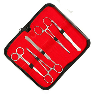 ชุดอุปกรณ์ผ่าตัดสแตนเลส5ชิ้นชุดเครื่องมือทำฟันสำหรับทำฟันสำหรับนักเรียน - Product Image 1