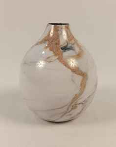 Florero de metal color oro rosa y vidrio de tubo de ensayo de estilo nórdico moderno para decoración de mesa de boda - Product Image 2