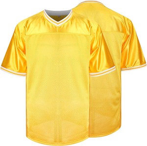 Camiseta de Práctica de Fútbol Americano XL Personalizada, Transpirable, de Malla de Poliéster, con Logotipo Bordado, Absorbe la Humedad, Manga Corta, Ropa de Equipo - Product Image 1