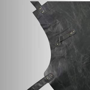 High Quality Real Leather Multi-Purpose <b>Waterproof</b> <b>Apron</b> Tool Pocket Custom Color Size Men's Workwear for Kitchen Barber Other - Product Image 3