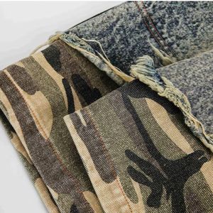 Été Unisexe Hip Hop Ripped Hole Denim Shorts Black Punk Wash Baggy Work Shorts Vintage Raw Edge Casual Denim Jorts - Product Image 6