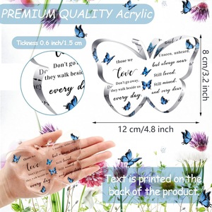 Modern Acrylic Butterfly-<b>Shaped</b> <b>Block</b> Eco-Friendly Decorative Gift for Celebrations and Home Decor Special Occasions - Product Image 5