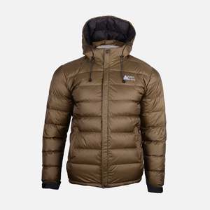 Navigate Gungla Veste réversible de luxe Manteau d'hiver à capuche Coton Polyester Remplissage Fourrure décontractée Logo Imprimer Long Manteau Enduit Tambour - Product Image 1