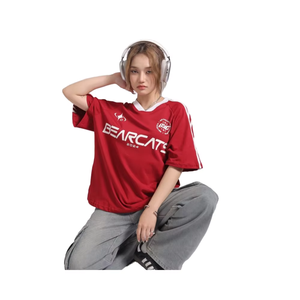 Camiseta de fútbol de gran tamaño unisex, diseño impreso personalizado, promoción personalizada, ODM, OEM, servicios de procesamiento de ropa, alta calidad, todo - Product Image 1