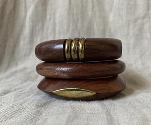 Exclusivos Brazaletes de Madera Impermeables Inspirados en Diseñadores, Joyería Artesanal de Madera Natural, Accesorios Étnicos para Mujer, Colores Personalizados - Product Image 4