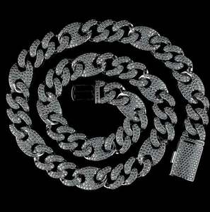 13mm Réel VVS1 Moissanite Diamant Cubain Lien Chaîne BustDown Rappeur Miami Hip Hop Pendentifs Hip Hop Pendentifs - Product Image 2