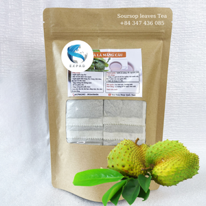 Té Negro de Hojas de Guanábana Secas, Ingredientes Saludables Fermentados, Infusión Natural, Almacenamiento en Seco, Orgánico, Sin Azúcar, 25 Bolsitas de Té/Caja, Grado Premium - Product Image 1