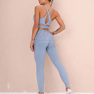 Ensemble de yoga pour femmes, nouveau design, logo personnalisé, séchage rapide, nouvelle arrivée, respirant, en vente - Product Image 5