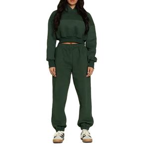 Ensemble deux pièces décontracté pour femme grande taille, style délavé, pour le sport et le fitness, avec logo, MADE BY HS 2026 - Product Image 2