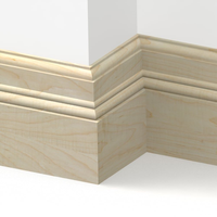 Elegantes molduras de corona modernas de madera maciza, decoración Interior, cornisas arqueadas, zócalo, zócalos embellecedores, uso de Hotel Villa