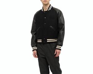 Ropa de equipo personalizada, chaqueta universitaria de lana de talla grande, ropa de abrigo transpirable de calidad superior con chaqueta de béisbol universitaria de lana para hombre - Product Image 4