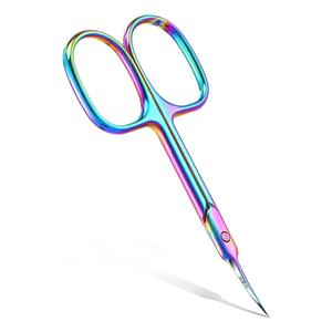 Tijeras Profesionales de Acero Inoxidable para Uñas, Manicura y Pedicura, Punta Afilada en Forma de Flecha, Tijeras para Cejas, Vello Facial y Cutículas - Product Image 1