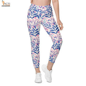 Nouveau style personnalisé femmes Legging couleur unie femmes Legging fabriqué au Pakistan Yoga Legging - Product Image 6