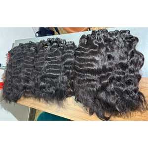 100% Raw Indian Wavy Hair Silky Smooth Real Quality From Branded <strong>Company</strong> at Wholesale Prices From Indian <strong>Temple</strong>