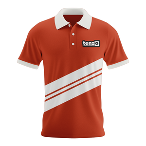 Camiseta polo de sublimación de alta calidad, tela de jersey de poliéster y spandex, manga corta, corte atlético, longitud regular, diseño transpirable W - Product Image 6