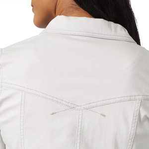 Chaqueta vaquera hecha de algodón suave y cómoda de calidad superior para mujer, Chaquetas vaqueras de tamaño personalizado a la venta - Product Image 5