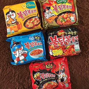 Samyang บะหมี่ไก่ย่างรสเผ็ด, บะหมี่ไก่1ถุงรสเผ็ดฮาลาล Samyang น้ำแข็งเย็นราเม็งไก่ร้อน - Product Image 2