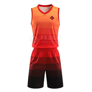 Best Design <b>Customized</b> Basketball Uniform High Quality Polyester Breathable Plus Size Summer Outdoor Sports Wear Set Style - Product Image 1