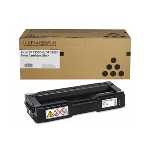 Cartouche de toner noire compatible Ricoh SP C250DN/SP C250SF avec poudre japonaise - Product Image 1