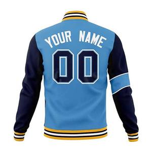 Manteau de bombardier léger de haute qualité à bas prix pour adultes et jeunes Logo veste de baseball universitaire personnalisée pour hommes nom de l'équipe - Product Image 2