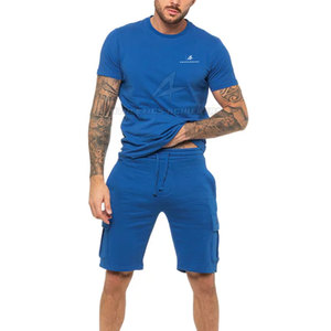 Conjunto de pantalones cortos y camisetas informales para hombre de verano 2025, suministro directo de fábrica, logotipo personalizado impreso, gran oferta, última moda - Product Image 1