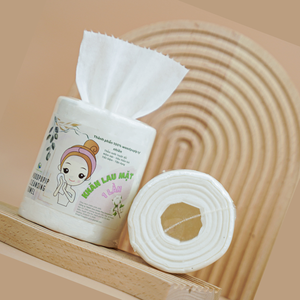 Rollo de toalla facial desechable Kawaii de 10x10cm, 100 hojas, toalla seca para quitar maquillaje para el cuidado facial - Product Image 6